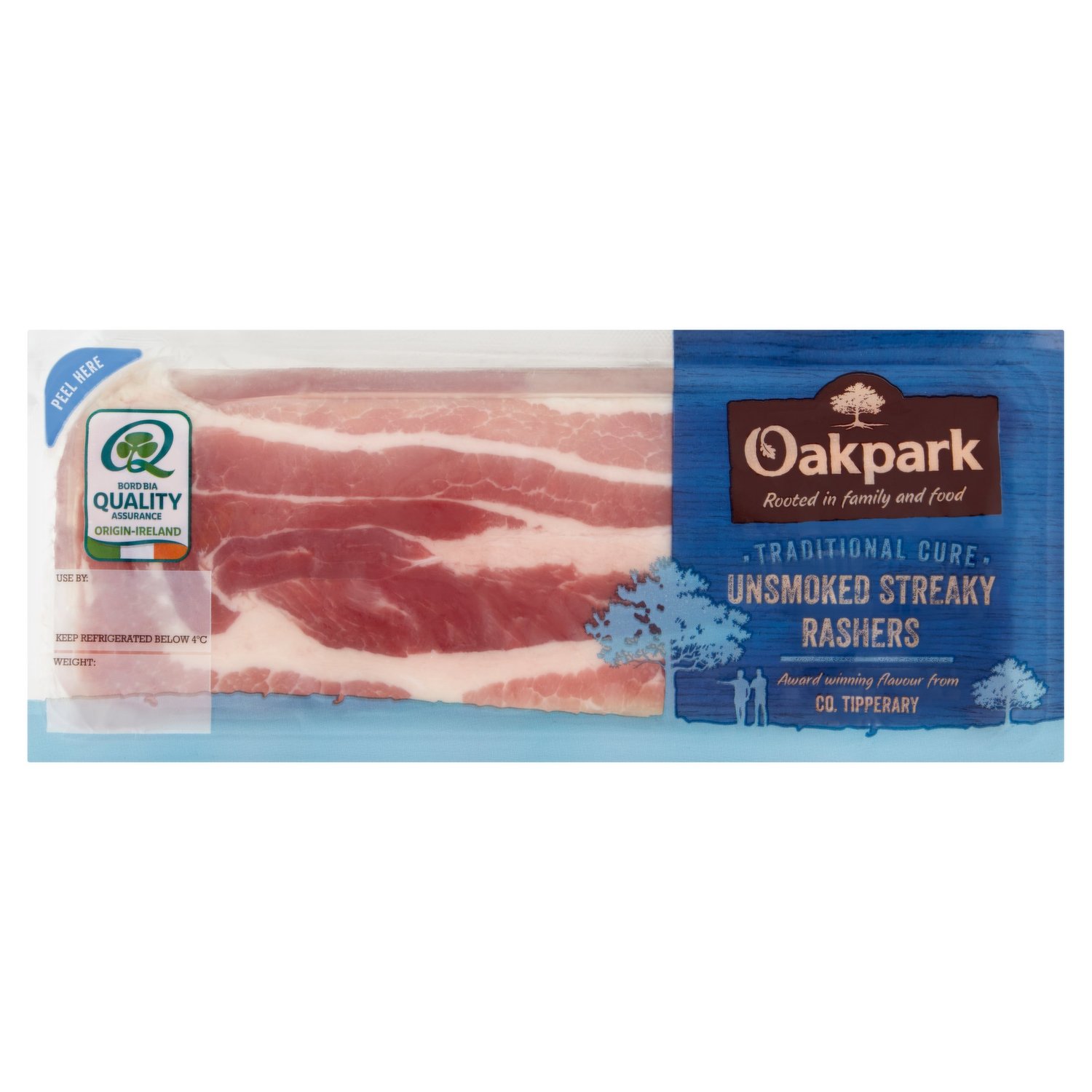 Unsmoked streaky